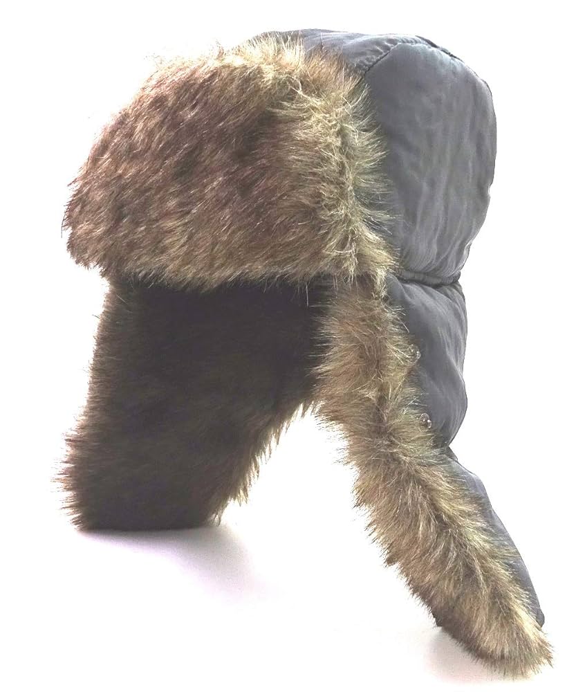 【お値下げしました】シアーズカナダ　パイロットキャップ　防寒帽子 お値下げしました】シアーズカナダ パイロットキャップ 防寒帽子